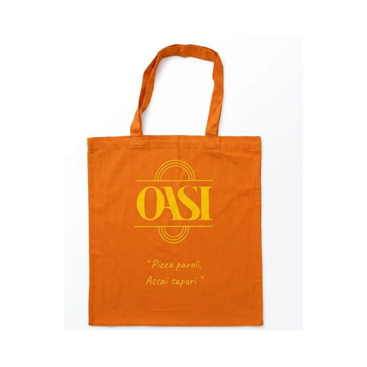 Tote Bag "Oasi" in Cotone – Edizione Speciale "Picca paroli, Assai sapuri”